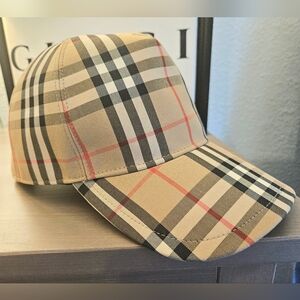 Burberry Novacheck Hat - New w/ COA